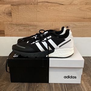 Adidas sneaker, black and white